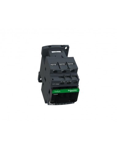 Contactor de potencia TeSys D3P AC-3 9A bobina 110VCA LC1D09AF7 de Schneider