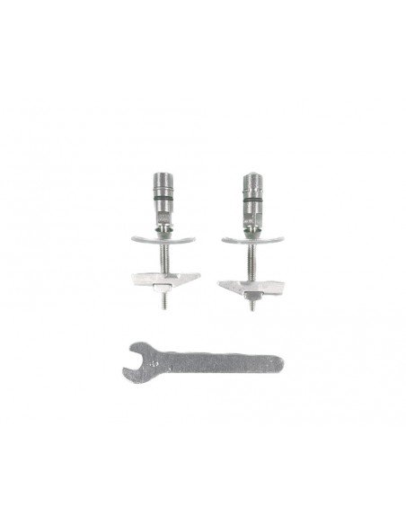 Juego de herrajes ETA081-CP para asiento caída amortiguada Odeon Up Confort de Jacob Delafon