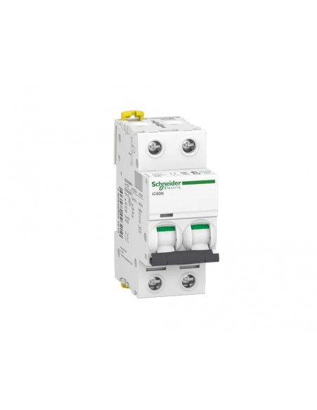 Interruptor automático Acti9 iC60N 2P curva C 6000A/10kA de Schneider