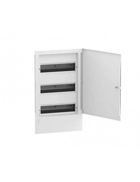 Armario de empotrar con puerta 3 filas 12 módulos por fila Mini Pragma MIP20312 de Schneider
