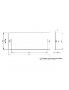 Tapa G/P Acti9 4 mod,alto 200mm LVS03204 de Schneider 2