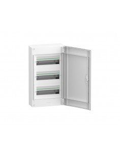 Armario de superficie 18 módulos por fila y puerta opaca PrismaSet XS de Schneider 2