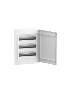 Armario de empotrar 18 módulos por fila con 3 filas y puerta opaca LVSXE318 PrismaSet XS de Schneider 2