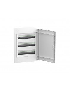 Armario de empotrar 18 módulos por fila con 3 filas y puerta opaca LVSXE318 PrismaSet XS de Schneider 2