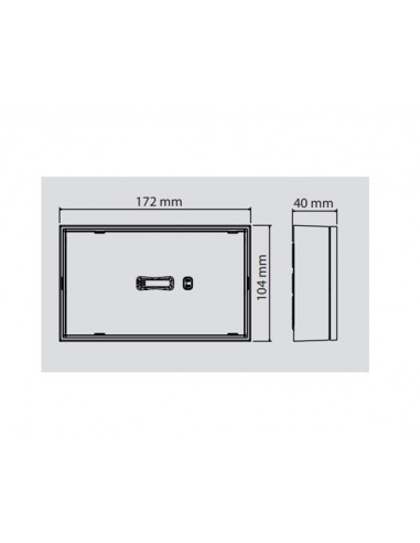 Luz de emergencia Led no permanente URANEXT de Legrand