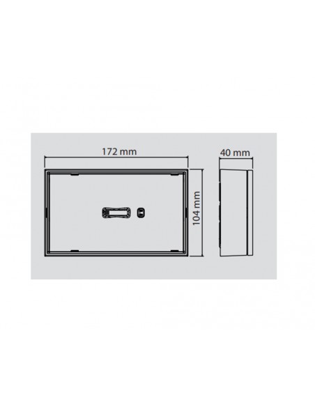 Luz de emergencia Led no permanente URANEXT de Legrand