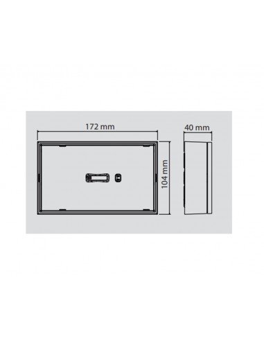 Luz de emergencia Led permanente URANEXT de Legrand