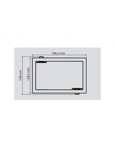 Marco para empotrar emergencias URA NEXT 660190 de Legrand