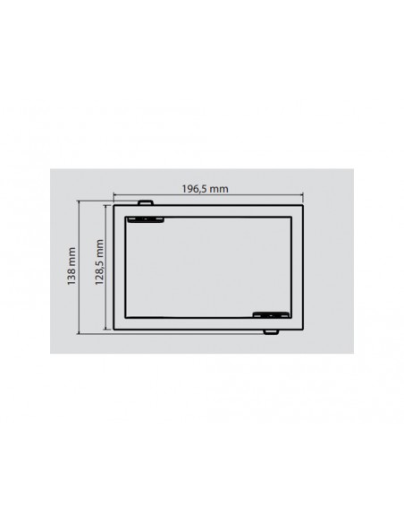 Marco para empotrar emergencias URA NEXT 660190 de Legrand