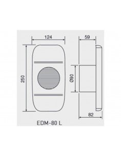 Extractor de baño EDM-80L de Soler & Palau 2
