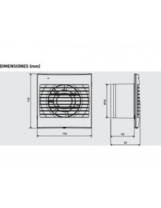 Extractor de baño DECOR-100CR de Soler & Palau 2