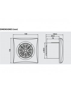 Extractor de baño SILENT-100 CRZ de Soler & Palau 2