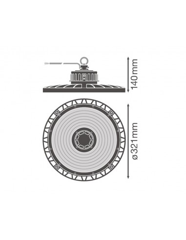 Campana Led HIGH BAY GEN3 155W 6500K 110DEG de Ledvance