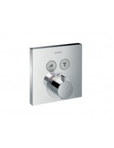 Grifo termostático de empotrar 2 salidas ShowerSelect 15763000 de Hansgrohe