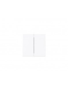 Tecla doble interruptor-conmutador Serie Alba de Niessen