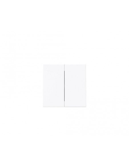 Tecla doble interruptor-conmutador Serie Alba de Niessen