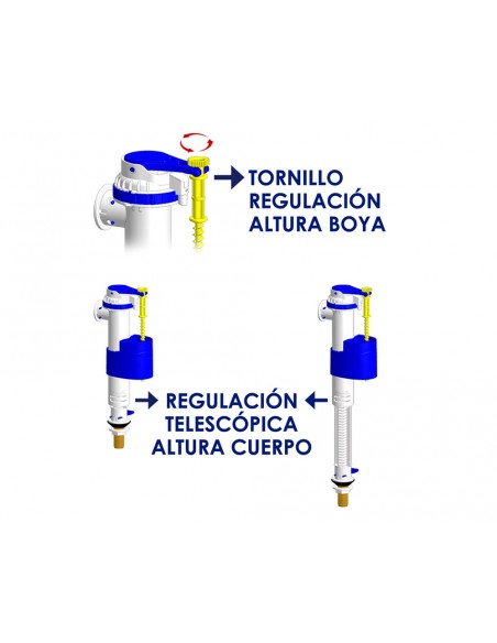 Grifo flotador lateral o inferior T-469 de Hidrotecnoagua