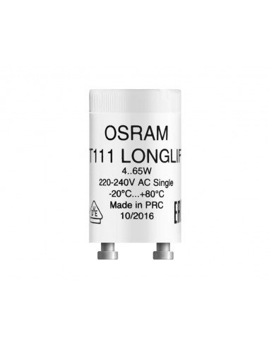 Cebador para tubos fluorescentes de potencias entre 4-80W de Osram