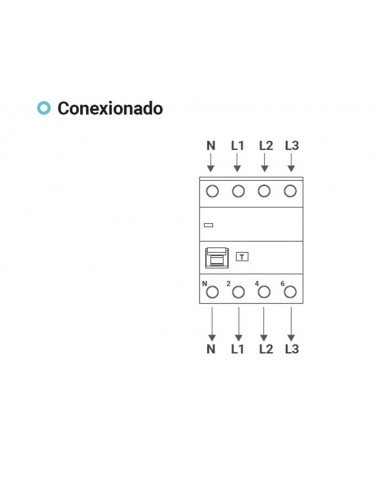 Interruptor diferencial 4P 10KA 40A 300MA tipo A 10003782 de Toscano