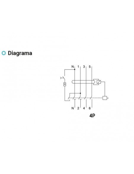 Interruptor diferencial 4P 10KA 40A 300MA tipo A 10003782 de Toscano