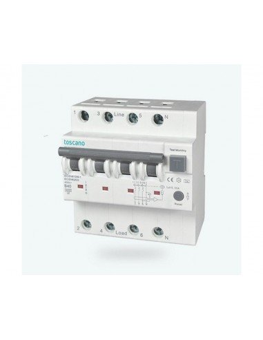 Interruptor diferencial+magnetotérmico 3P+N...