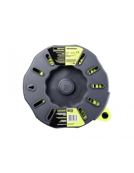 Enrollacable alargador  4 enchufes Schuko 16A de Luceco