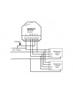 Regulador para equipos DALI RE PLA DA1 de Dinuy 2