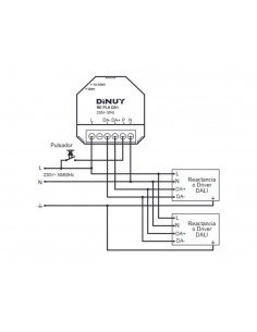 Regulador para equipos DALI RE PLA DA1 de Dinuy 2