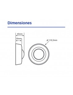 Detector de movimiento de superficie con Bluetooth 360º de Dinuy 2