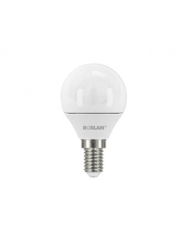 Bombilla Led ESFÉRICA 5W 6500K LEDA1505E14B de ROBLAN