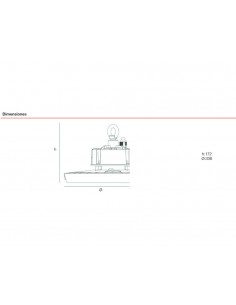 Campana industrial Led regulable ASTRO X2 de Roblan 2