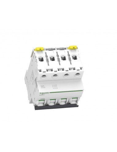Interruptor automático Acti9 iC60N 4P 25A curva D 6000A/10kA A9F75425 de Schneider