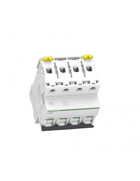 Interruptor automático Acti9 iC60N 4P 25A curva D 6000A/10kA A9F75425 de Schneider