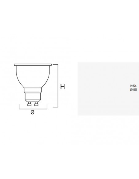 Bombilla dicroica Led 60º de Roblan
