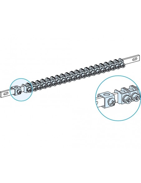 Schneider Electric Linergy TB Colector PE ancho 450mm LVS4200