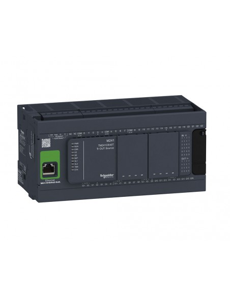 Controlador M241 40 ES Transistor Pnp Ethernet TM241CE40T de Schneider