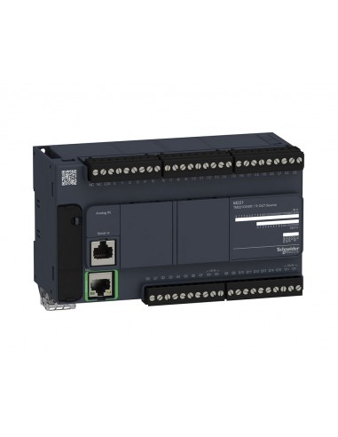 Controlador compacto M221 40 ES transistor PNP Ethernet TM221CE40T de Schneider