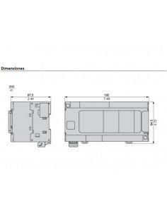 Controlador compacto M241 40 ES Relé Ethernet TM241CE40R de Schneider 2