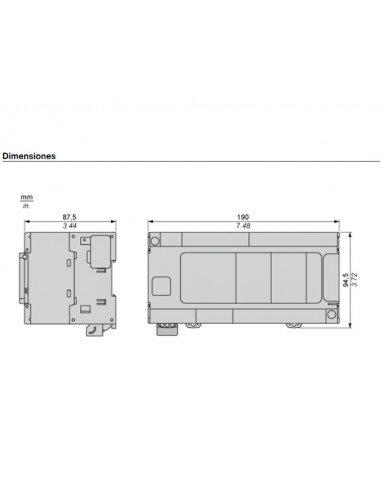 Controlador compacto M241 40 ES Relé Ethernet TM241CE40R de Schneider
