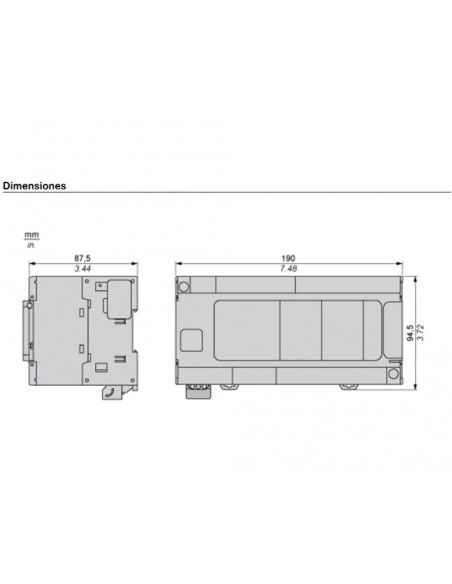 Controlador compacto M241 40 ES Relé Ethernet TM241CE40R de Schneider