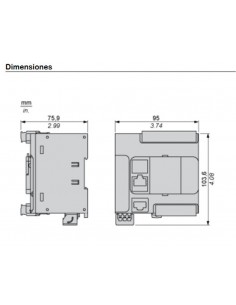 Controlador compacto M221 16 ES transistor PNP Ethernet TM221CE16T de Schneider 2