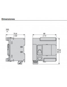 Controlador compacto M221 16 ES transistor PNP Ethernet TM221CE16T de Schneider 2