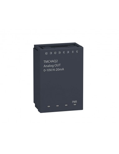 Cartucho M241 2 salidas analógicas TMC4AQ2 de Schneider