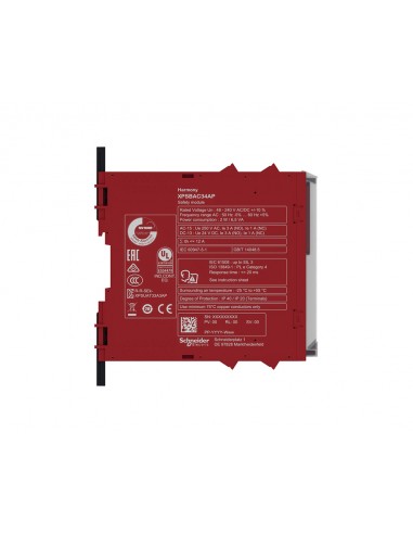 Módulo seguridad categoría 3 48-240V tornillo XPSBAC34AP de Schneider