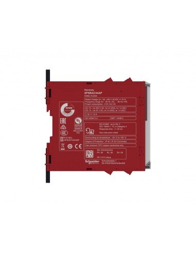 Módulo seguridad categoría 3 48-240V tornillo XPSBAC34AP de Schneider