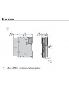 Módulo 16 salidas tipo relé TM3DQ16R de Schneider 2