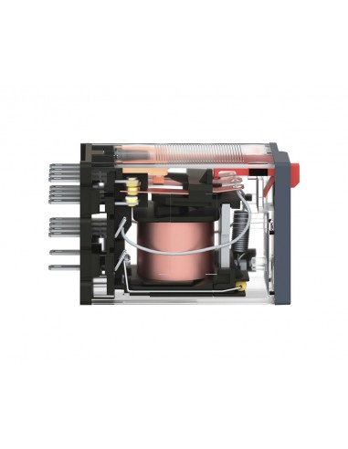 Relé de miniatura enchufable 6A 4NANC Led 24VCA RXM4AB2B7 de Schneider