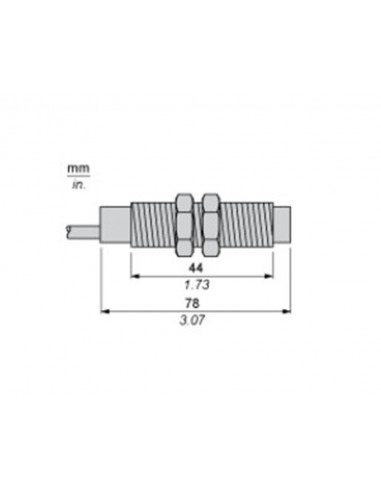 Sensor fotoeléctrico receptor XUB0BPSNM12 de Schneider