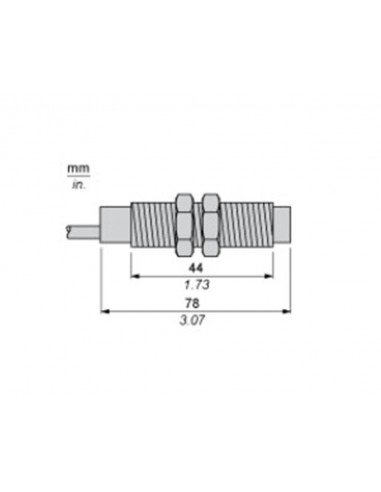 Sensor fotoeléctrico receptor XUB0BPSNM12 de Schneider