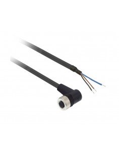 Conector hembra acodado inox con cable XZCP2540L10 de Schneider